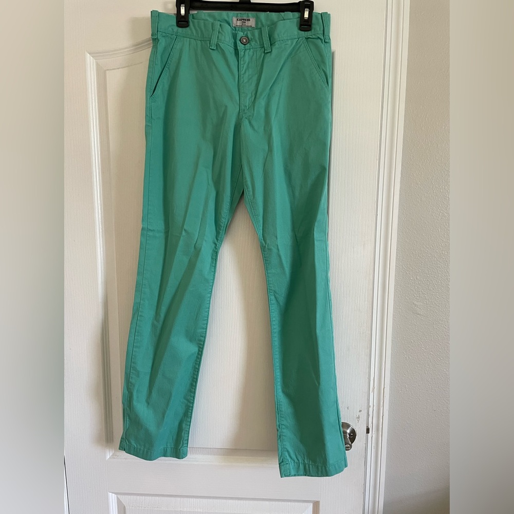 Green men’s Express Pants
